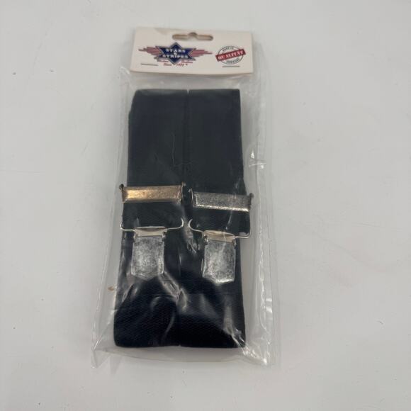 NWT Stars & Stripes black Y suspenders - Picture 1 of 2
